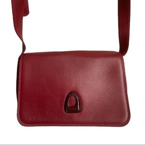 Lancel Paris red leather bag